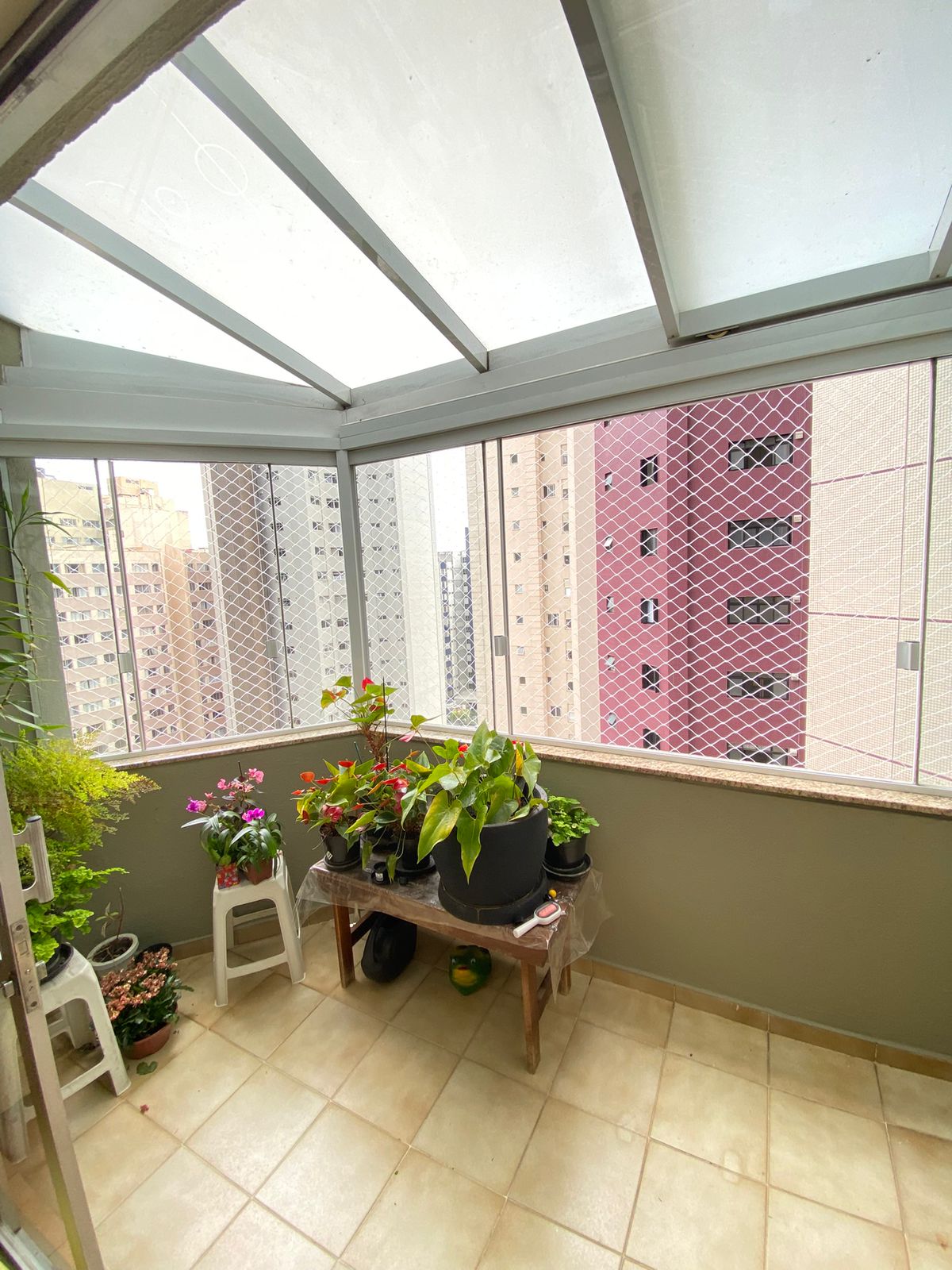 Redes de proteção em sacada